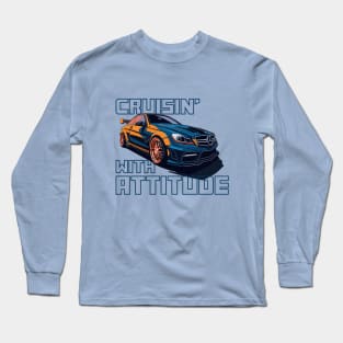 Mercedes C63 Cruising in style Long Sleeve T-Shirt